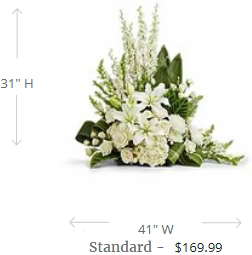 Teleflora's Loving Remembrance Cremation Tribute